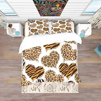 Designart 'Animal Print Style' Tropical Bedding Set