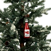 4.25" Ketchup Bottle Glass Ornament by Ashland®