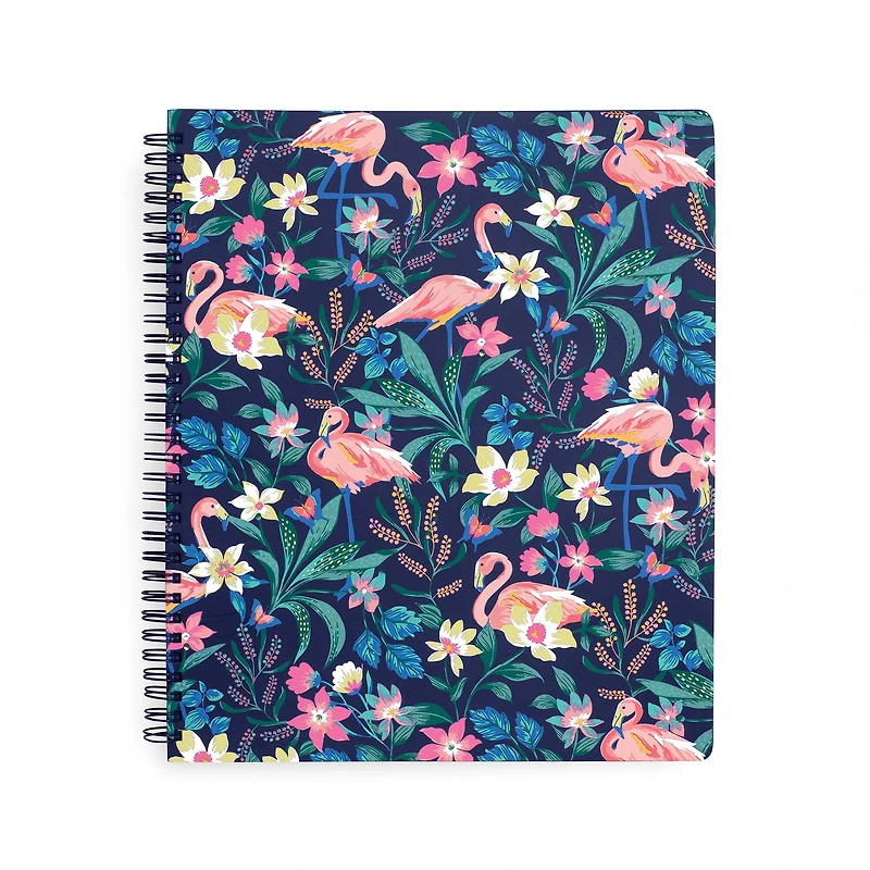 Vera Bradley® Flamingo Garden Spiral Notebook with Pocket