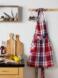 DII® Americana Red Plaid Apron