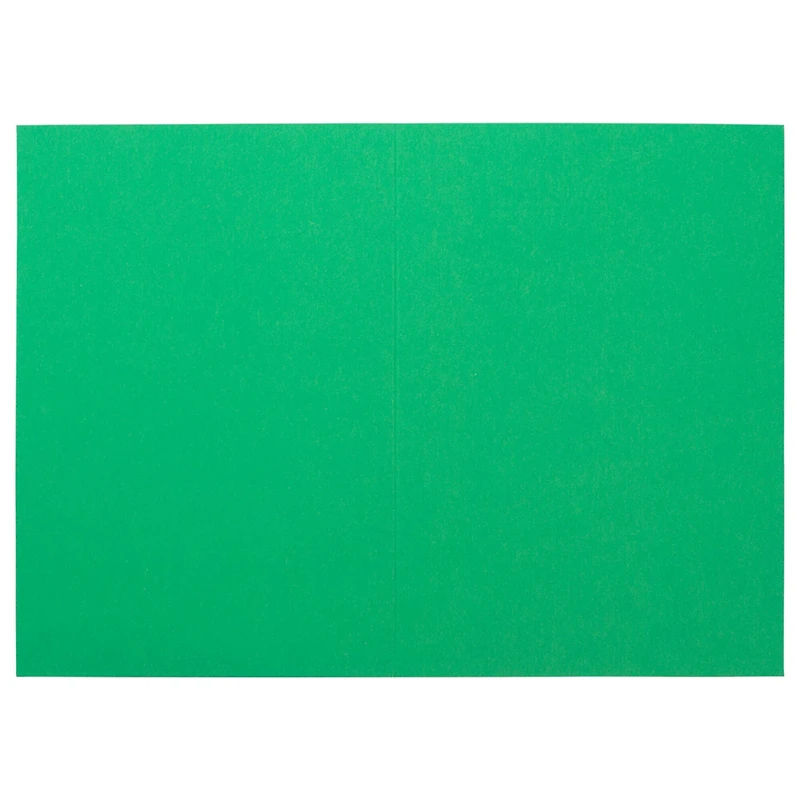 JAM Paper Green Blank Foldover Cards