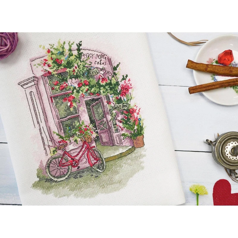 Oven Favorite Cafe Cross Stitch Kit