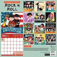 TF Publishing 2024 Rock 'n Roll Biographies Calendar
