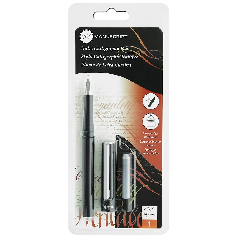 Manuscript 2B Italic Calligraphy Pen Set
