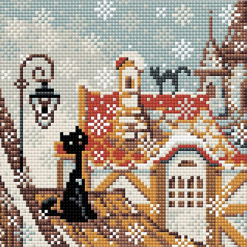 RIOLIS Cats Winter Diamond Mosaic Kit
