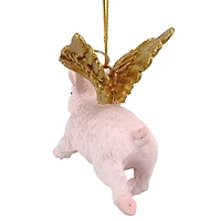 Design Toscano Hog Heaven Flying Pig Angel Holiday Ornament