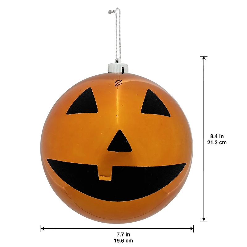 Giant Orange Jack-o'-Lantern Halloween Ornament by Ashland®