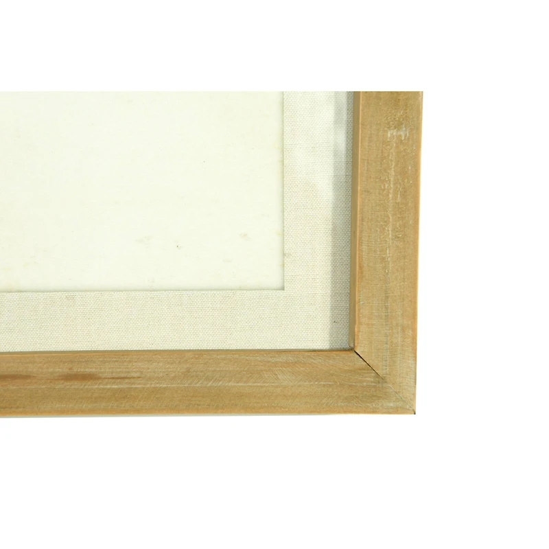 Hello Honey® Black & White Abstract Face Wall Art with Fir Wood Frame