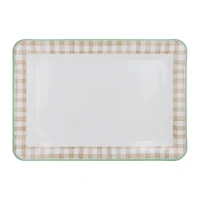 9" x 13" & White Gingham Paper Trays