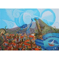 Diamond Dotz® Mount Vesuvius Diamond Painting Kit