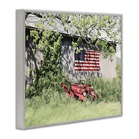 Stupell Industries Americana Lush Country Greenery Framed Giclee Art