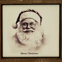 6.5" Black & White Santa Tabletop Décor by Ashland®