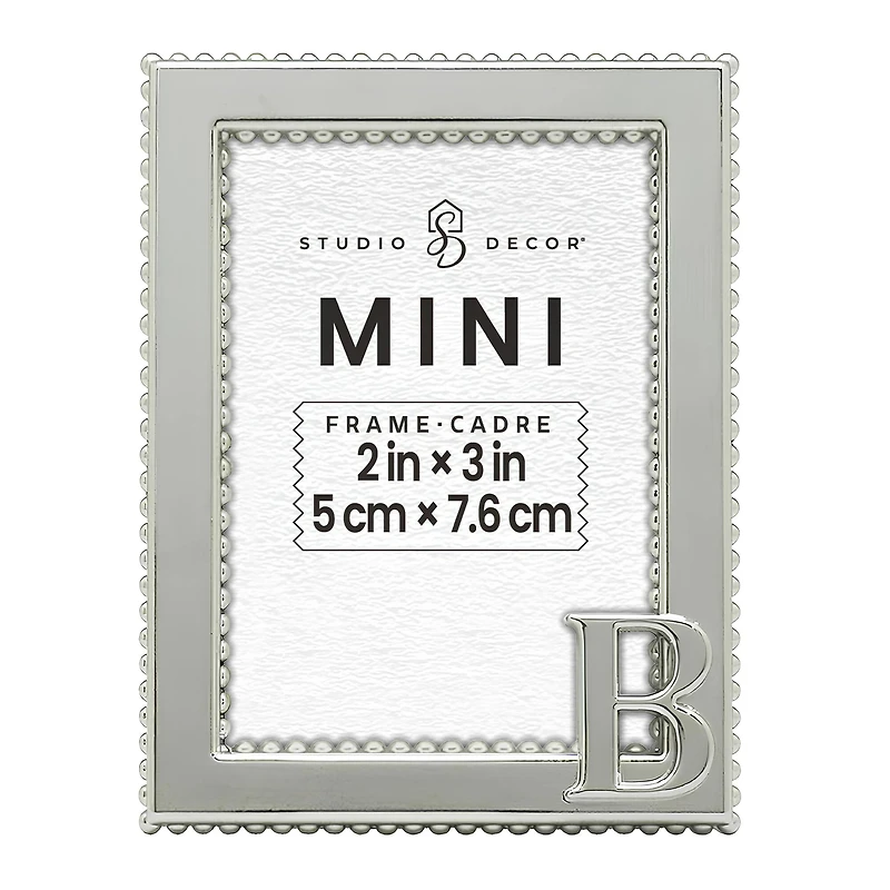 Mini Silver B Frame by Studio Décor®