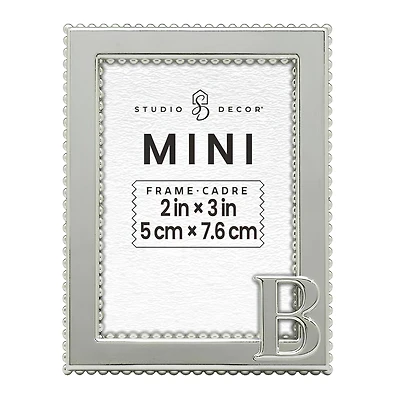 Mini Silver B Frame by Studio Décor®
