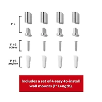 Cool Modern Frames Clear Acrylic Float Frame with Silver Hardware