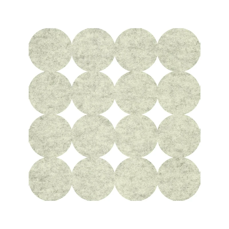 RoomMates Ivory Modern Circles Acoustical Peel & Stick Tiles