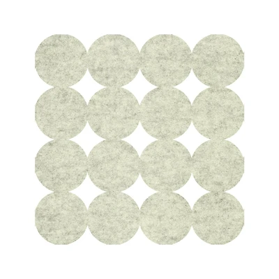 RoomMates Ivory Modern Circles Acoustical Peel & Stick Tiles
