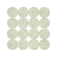 RoomMates Ivory Modern Circles Acoustical Peel & Stick Tiles