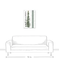 Tree Isle Green Canvas Wall Art