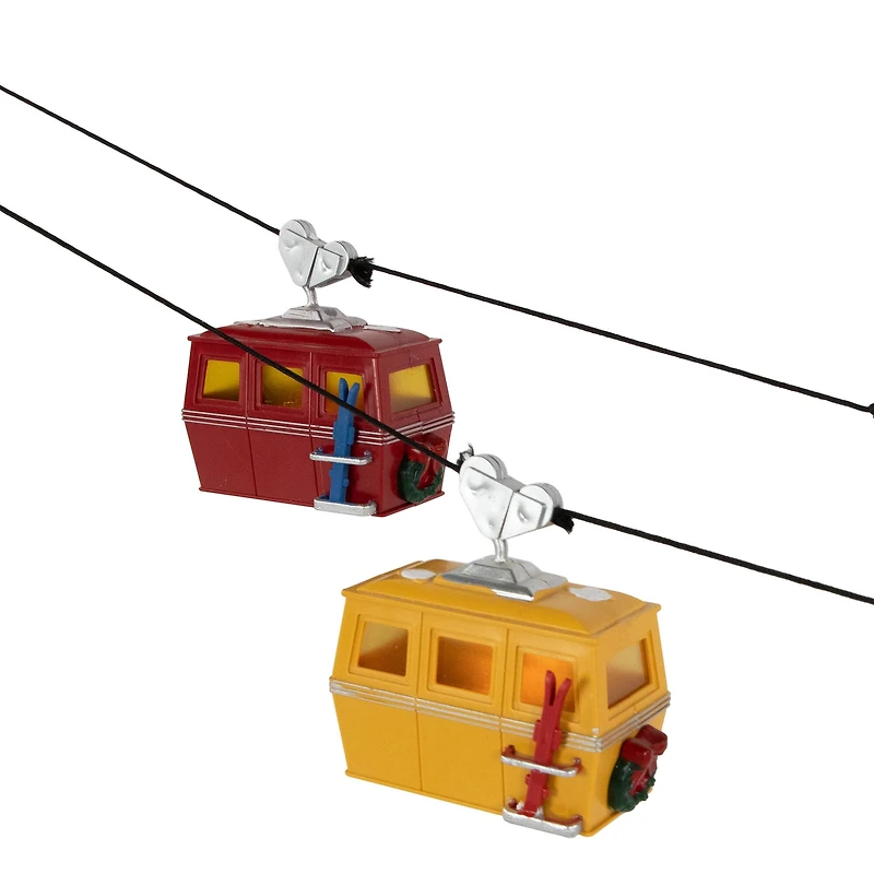 Christmas Village LED Lighted Animated & Musical Trolley Car Ride