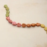 10mm Mixed Czech Glass Leaf Beads by Bead Landing™