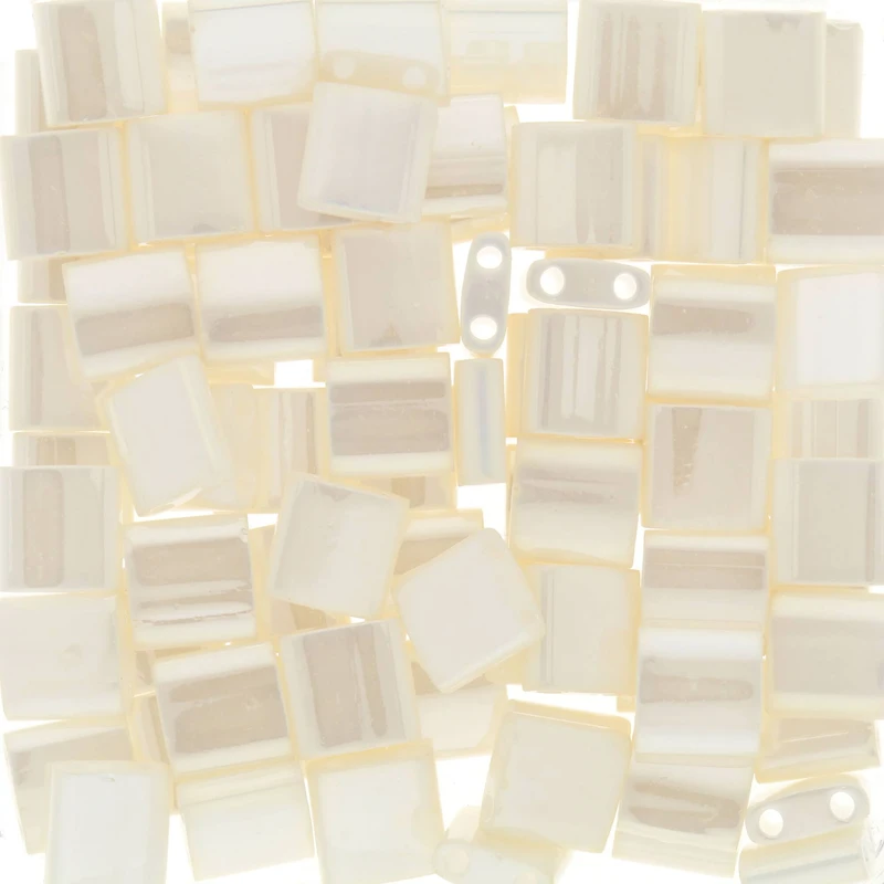 Miyuki® Tila® 5mm 2-Hole Square Glass Seed Beads