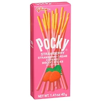 Glico Pocky Strawberry Cream Covered Biscuit Sticks