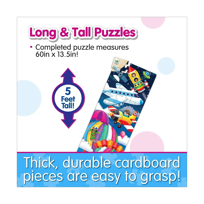 Long & Tall Puzzle - Up In the Air: 50+ Pcs
