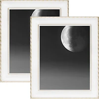 2 Pack Craig Frames Victoria White and Gold Picture Frame