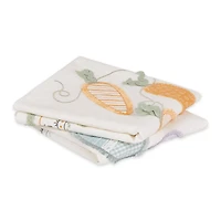 Carrots And Eggs Embellished Dishtowel (Set of 2)
