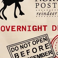 Personality Case™ North Pole Post Office Drawstring Cotton Christmas Bag