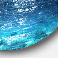 Designart - Romantic Moon Over Deep Blue Sea I