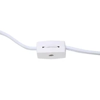 Simple Designs 10.43" Petite Webbed Waves Base Table Lamp