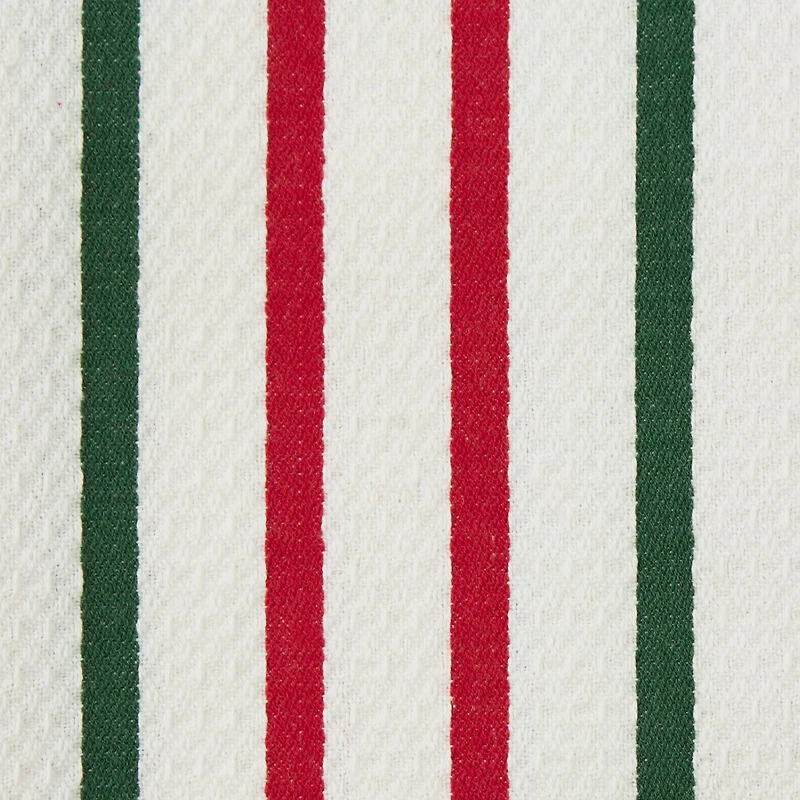 DII® Holiday Stripes Heavyweight Dishtowel & Dishcloth Set