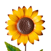 Glitzhome® 42" Fall Metal Sunflower Yard Stake Set