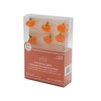 12ct. Warm White LED Pumpkin Icon String Lights by Ashland®