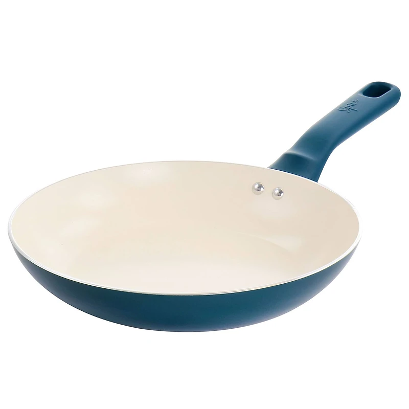 Spice by Tia Mowry Savory Saffron Teal 16 Piece Ceramic Nonstick Cookware Set