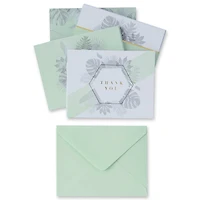 Mint Thank You Flat Cards & Envelopes by Recollections™, 4.25" x 5.5"