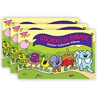 TREND Enterprises® Stickers on Parade Sticker Collector Albums, 3ct.