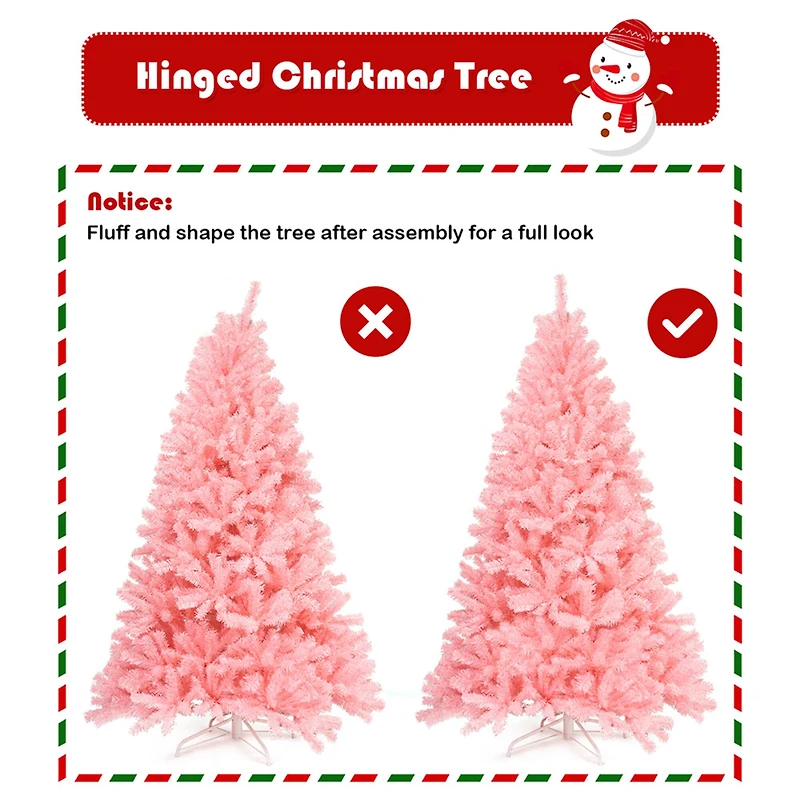 6ft. Unlit Cherry Blossom Pink Artificial Christmas Tree