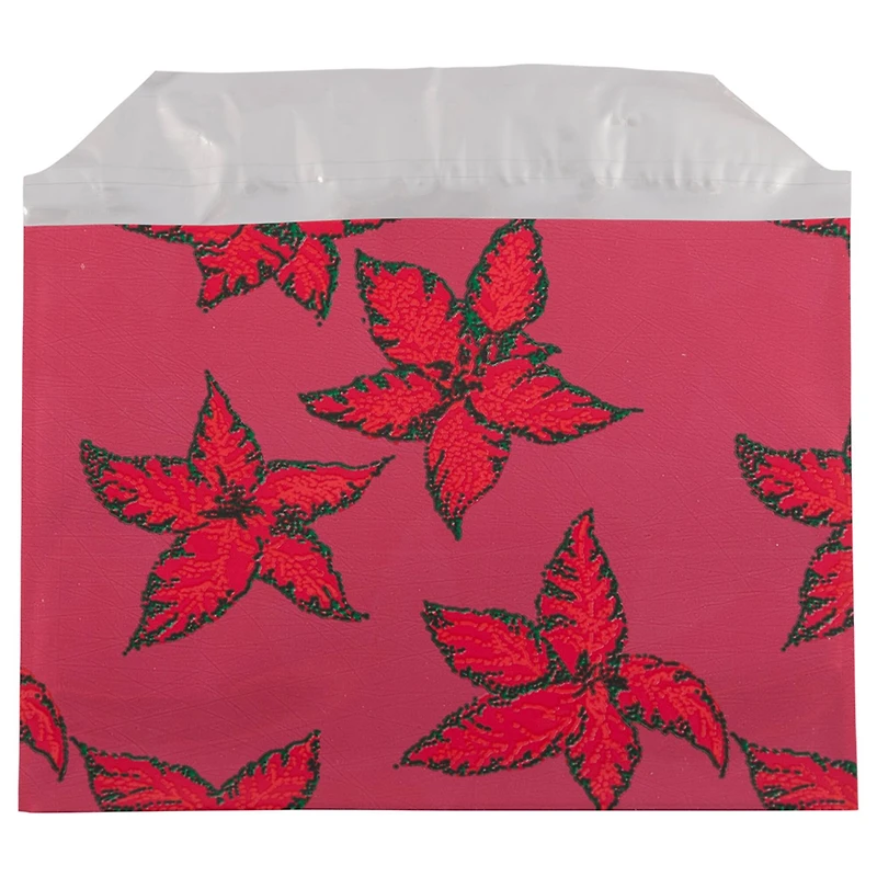 JAM Paper 5" x 6.12" Red Holly Premium Foil Self Adhesive Closure Booklet Envelopes