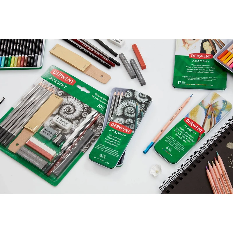 Derwent® Academy Sketching 6 Pencil Tin Set