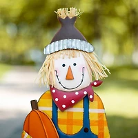 36" GlitzHome® Happy Harvest Scarecrow Yard Stake