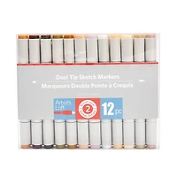 Dual Tip Neutral Sketch Marker Set by Artist's Loft™