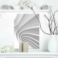 Designart - Fractal Bulgy Layered 3D Waves