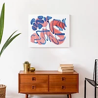 Overlapping Strokes 20" x 16" Canvas Wall Art