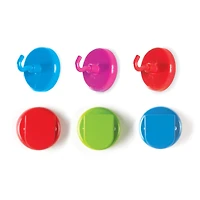 Learning Resources 1.5" Super Strong Magnetic Clips & Hooks, 6ct.