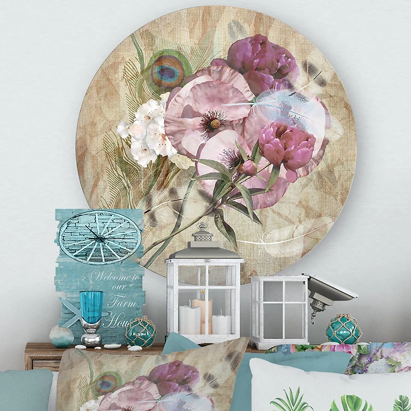 Designart - Iris Bouquet Floral Design