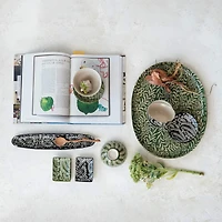 Hello Honey® 5" Botanical Round Stoneware Plate, 12ct.