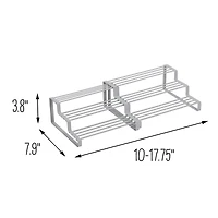 Honey Can Do White 3 Tier Expandable Spice Rack